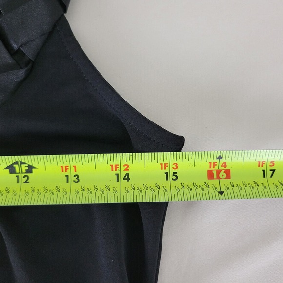 Heart Soul Womens Blouse Extra Small READ Top Black Sleeveless Scoop Neck Shirt - Picture 5 of 9